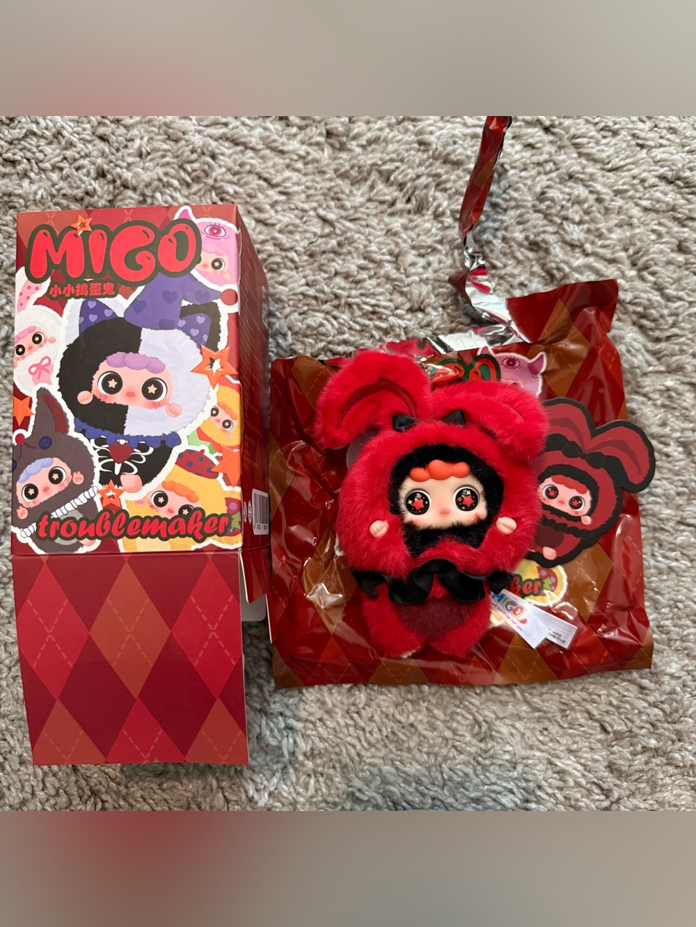 MIGO Little Troublemaker Plush Pendant - Open Box - Confirmed secret Magic Ruby